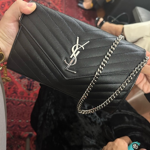 Ysl wallet on a chain, prestige condition. Comes with dust bag. From Nordstrom - Picture 2 of 3